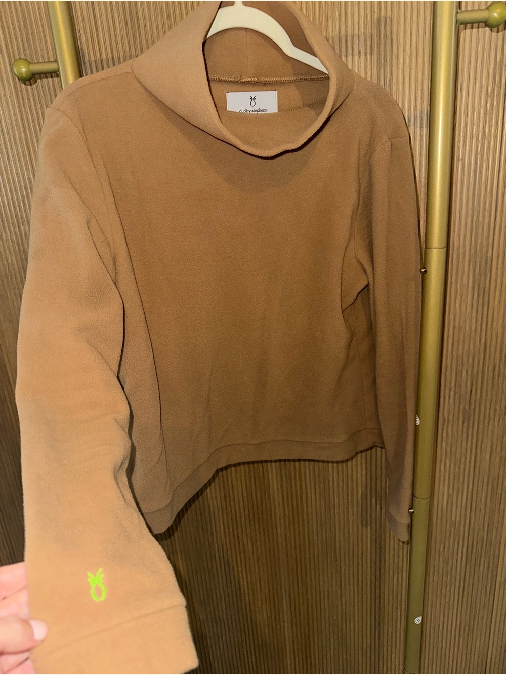 Dudley Stephen’s Cozy Camel Funnel Neck Sweater